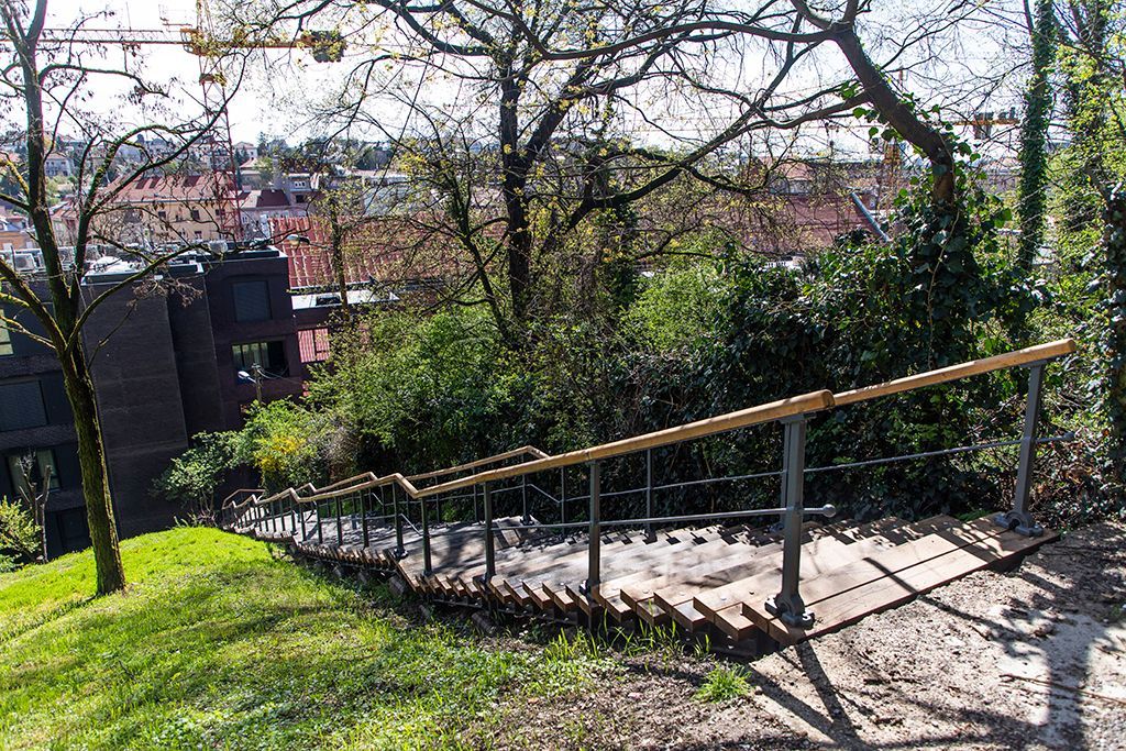 Kožarske stube, panorama